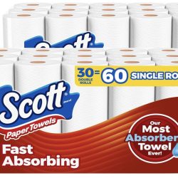 Scott Paper Towels, Choose-A-Sheet, 30 Double Rolls (2 Packs of 15)